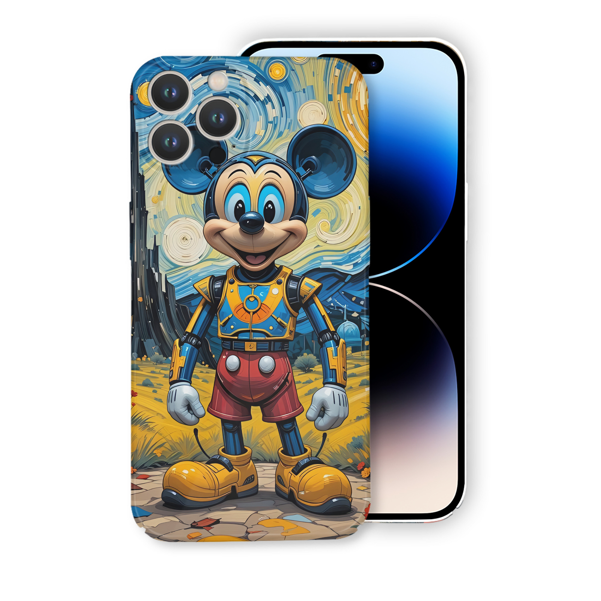 （画像用） ミッキーマウス Mickey Mouse 【iPhone 14シリーズ対応】ハードケース